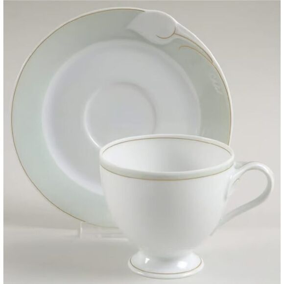 Hutschenreuther Other - Printemps x Hutschenreuther Chloe Teacup & Saucer Set Of 6 Porcelain Green EUC